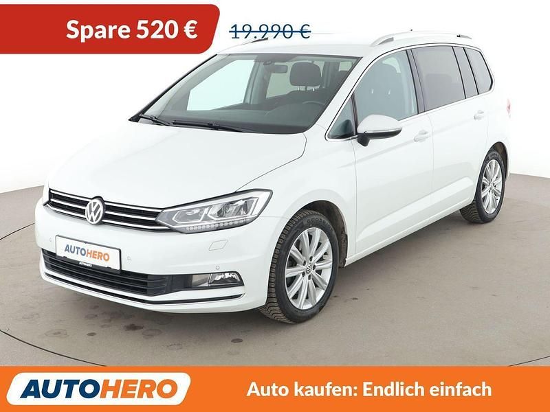 Gebraucht VW Touran Highline 150 PS (110 kW) 2016 Weiß Van / Kleinbus