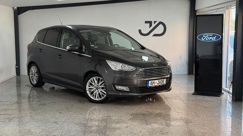 Grau Gebraucht 2015 Ford C-MAX Titanium Van / Kleinbus | 10.950 € (Fairer Preis) - Bild 1/4