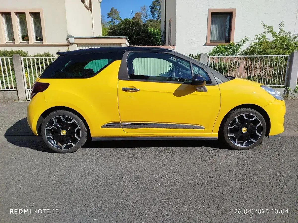 Gebraucht Citroën DS3 Cabriolet 156 PS (114 kW) 2014 Gelb Cabrio