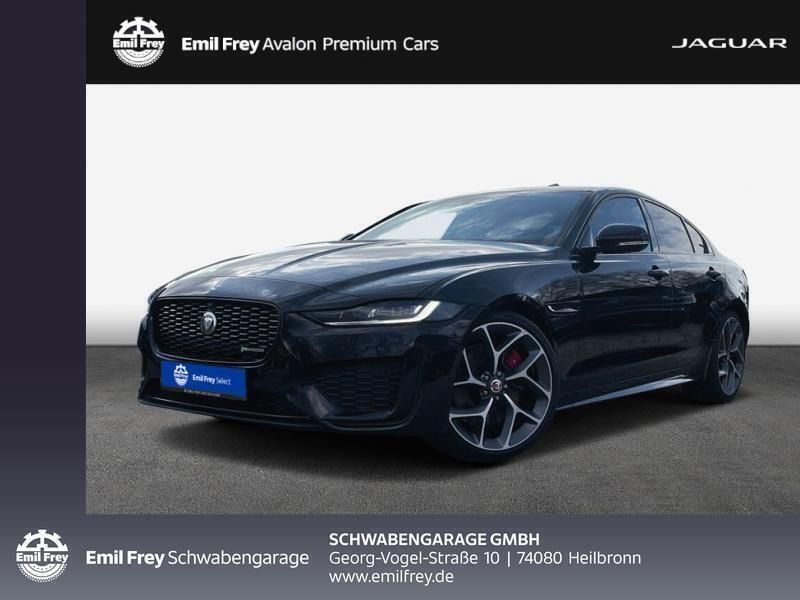 Santorini black metallic Gebraucht 2022 Jaguar XE R-Dynamic Limousine | 45.550 € - Bild 1/4