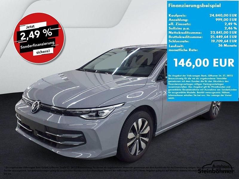 Mondsteingrau (grau) Gebraucht 2025 VW Golf VIII Goal Limousine | 24.840 € (Superpreis) - Bild 1/4