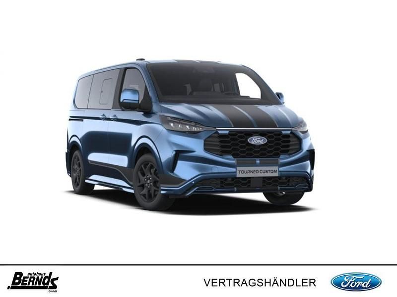 Chrome blue metallic Neu 2025 Ford Tourneo Custom Sport Van / Kleinbus | 59.489 € (Etwas zu teuer) - Bild 1/4