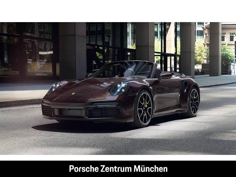 Rot Gebraucht 2022 Porsche 911 Turbo S Cabriolet Cabrio | 229.900 € (Teuer) - Bild 1/4