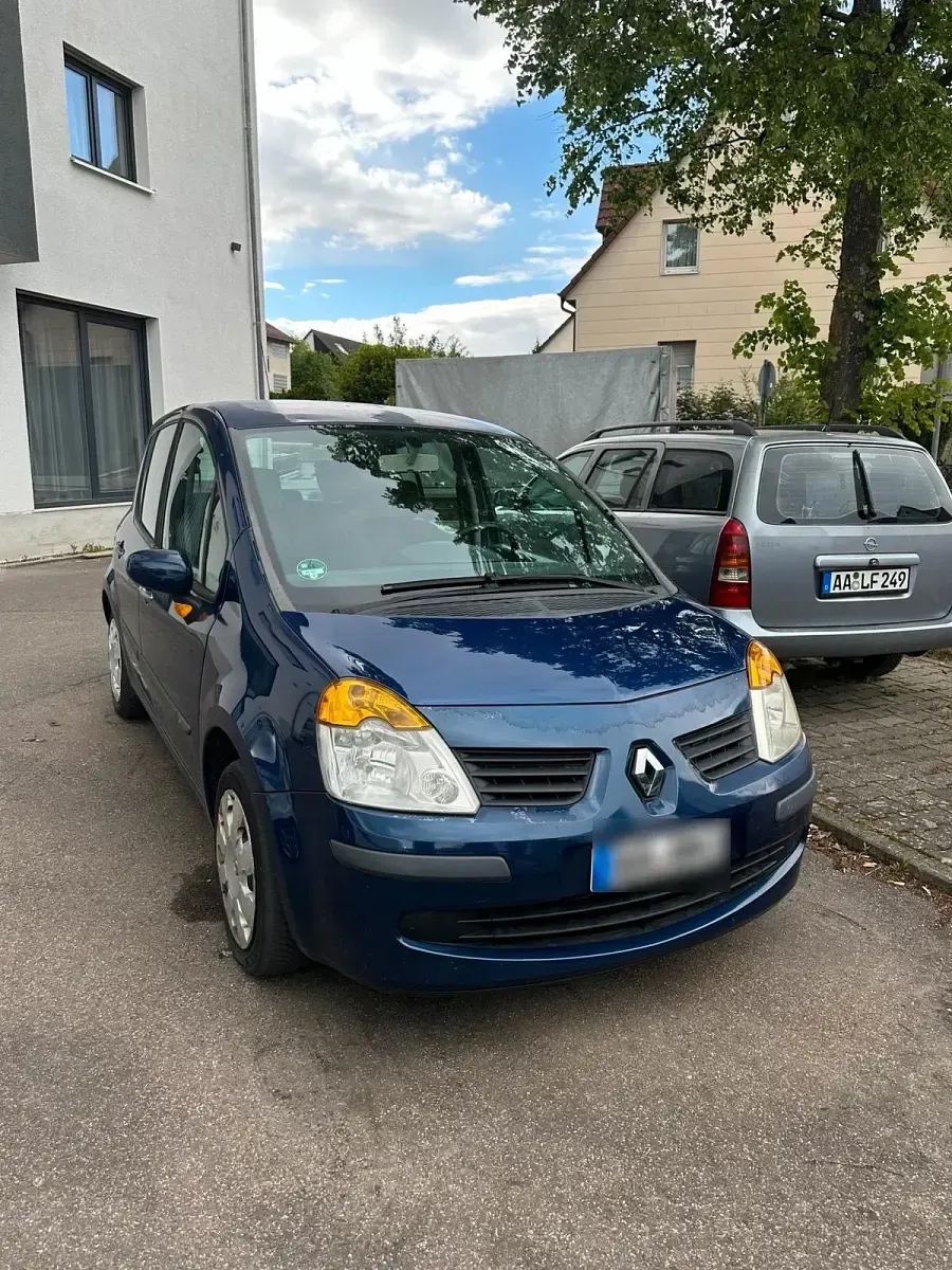 Käytetty Renault Modus 88 HP (64 kW) 2005 Sininen Tila-auto