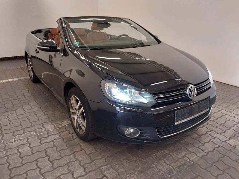 Schwarz Gebraucht 2015 VW Golf Cabriolet Cabrio | 4.990 € (Guter Preis) - Bild 1/4