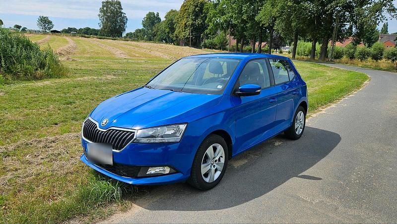 Blau Gebraucht 2020 Skoda Fabia Ambition Limousine | 9.700 € (Guter Preis) - Bild 1/4