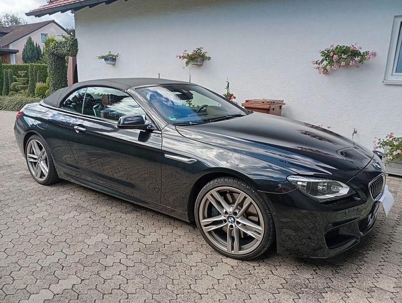 Schwarz Gebraucht 2013 BMW 650 Cabriolet M Sport Cabrio | 24.900 € (Superpreis) - Bild 1/4