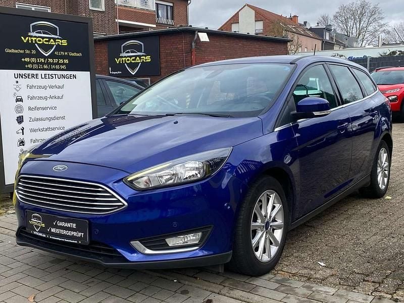 Gebraucht Ford Focus Titanium 125 PS (91 kW) 2018 Indicblau metallic Kombi