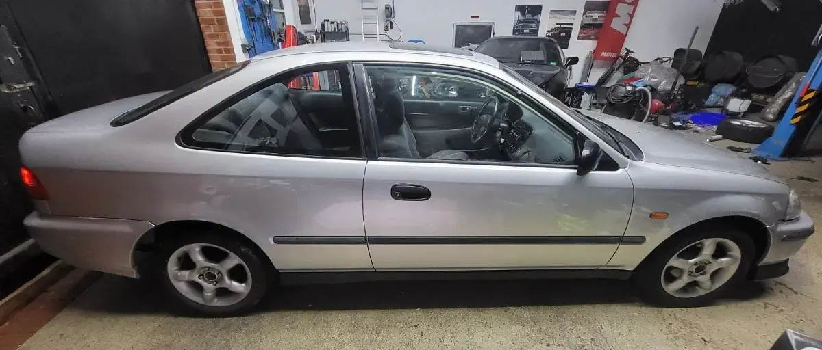 Gebraucht Honda Civic LS 105 PS (77 kW) 1996 Silber Coupé