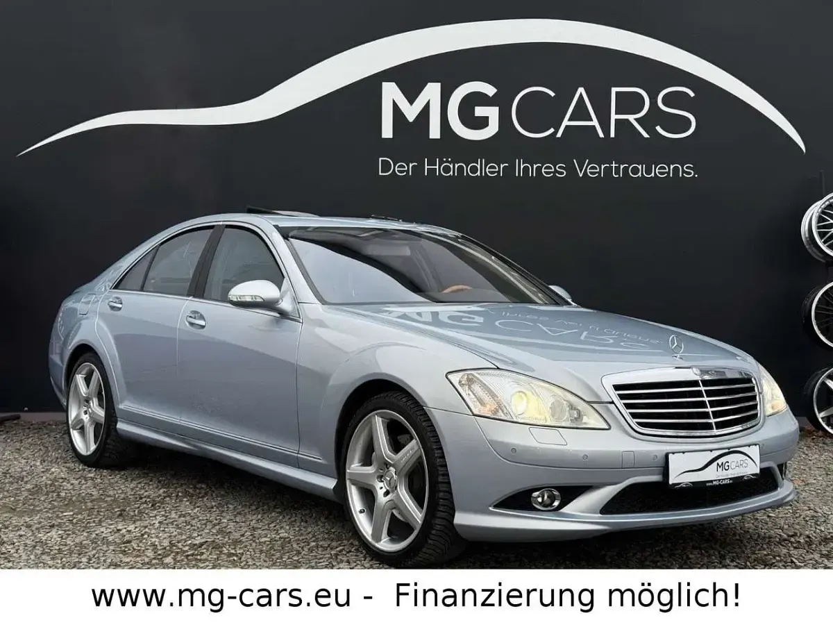 Gebraucht Mercedes S500 AMG line 387 PS (284 kW) 2008 Chalcedonblau Limousine