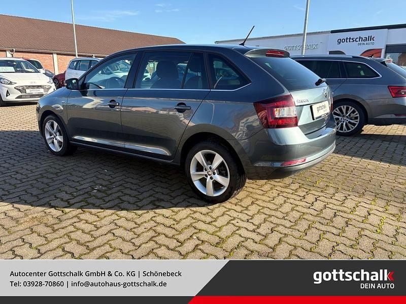 Gebraucht Skoda Rapid Clever 110 PS (80 kW) 2018 Grau Kleinwagen
