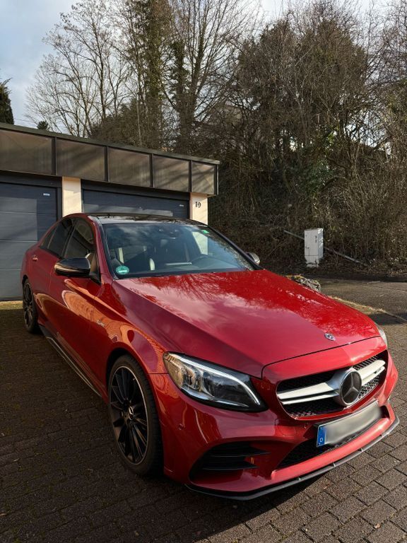 Rot Gebraucht 2019 Mercedes C43 AMG AMG Limousine | 41.997 € - Bild 1/4