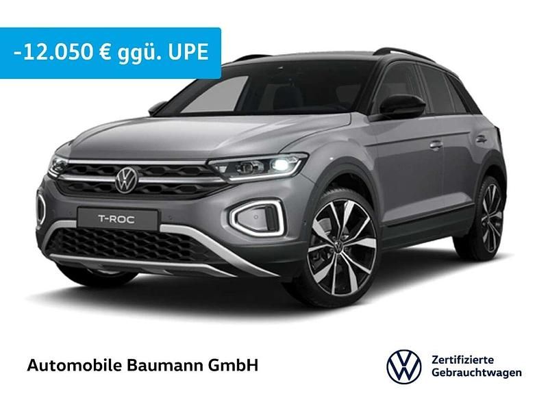 Indiumgrau metallic / schwarz Gebraucht 2025 VW T-Roc Style SUV | 32.990 € (Etwas zu teuer) - Bild 1/4