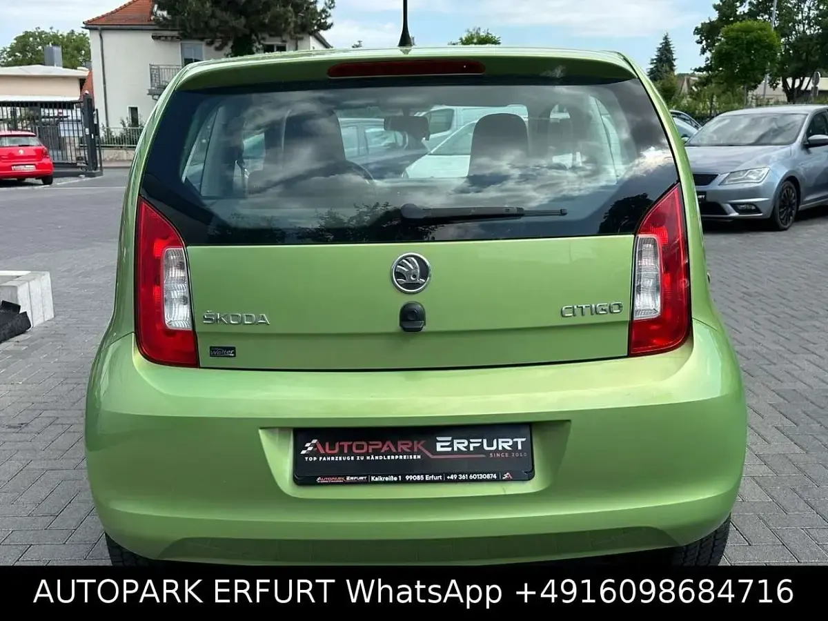Gebraucht Skoda Citigo Ambition 60 PS (44 kW) 2012 Grün Kleinwagen