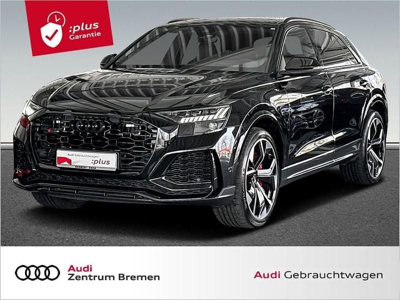 Mythosschwarz metallic Gebraucht 2022 Audi RS Q8 Ambiente SUV | 96.847 € (Superpreis) - Bild 1/4