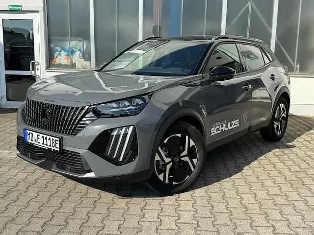 Selenium grau metallic Gebraucht 2024 Peugeot e-2008 GTi SUV | 31.900 € (Fairer Preis) - Bild 1/4