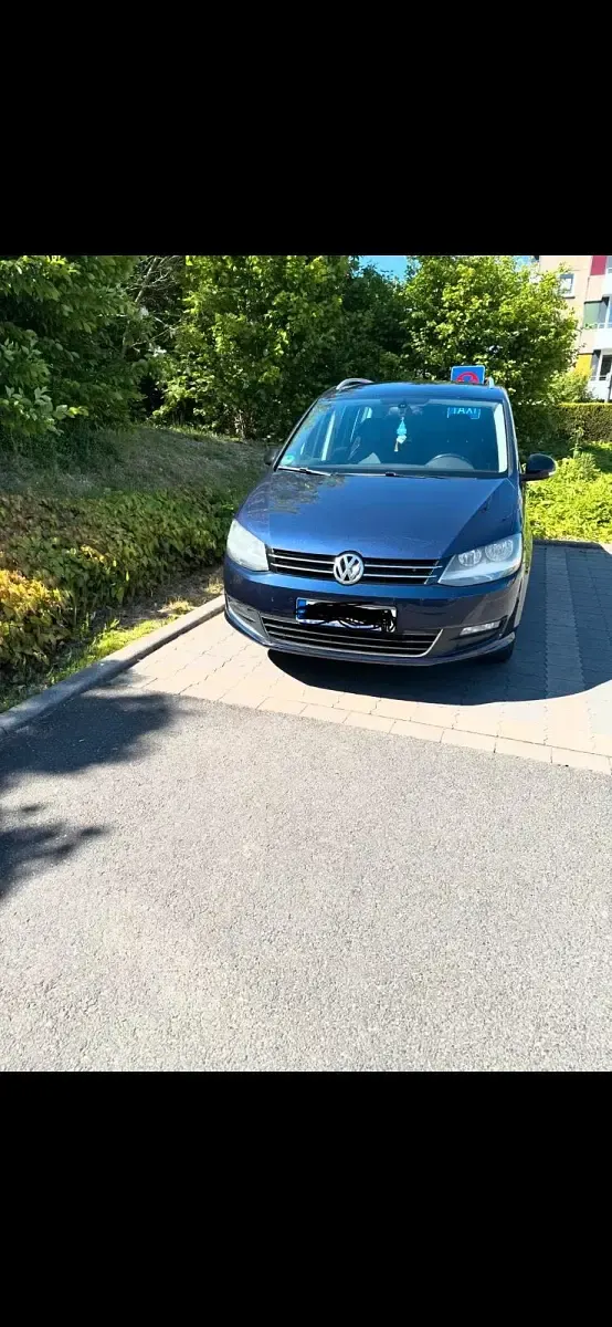 Gebraucht VW Sharan 140 PS (102 kW) 2012 Blau Van / Kleinbus