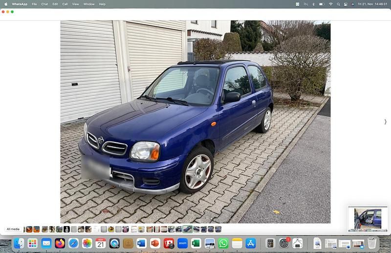 Gebraucht Nissan Micra 60 PS (44 kW) 2002 Blau Limousine