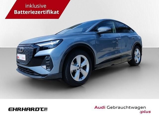 Blau Gebraucht 2022 Audi Q4 Sportback e-tron Sport SUV | 32.490 € (Guter Preis) - Bild 1/3