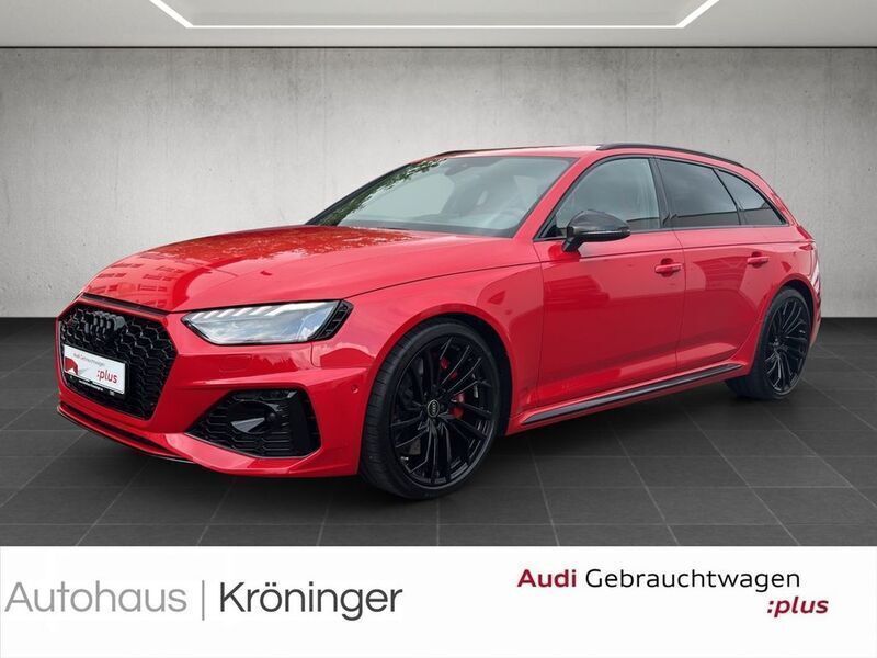 Progressivrot metallic Gebraucht 2023 Audi RS4 Ambiente Kombi | 77.490 € (Fairer Preis) - Bild 1/4