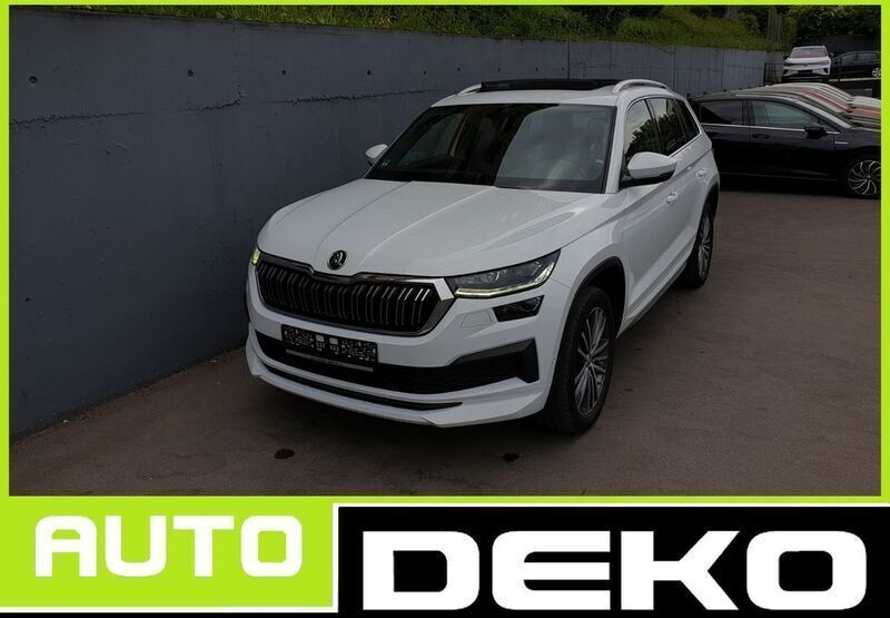 Moonweiss metallic Gebraucht 2022 Skoda Kodiaq LAURIN & KLEMENT SUV | 34.370 € (Etwas zu teuer) - Bild 1/4