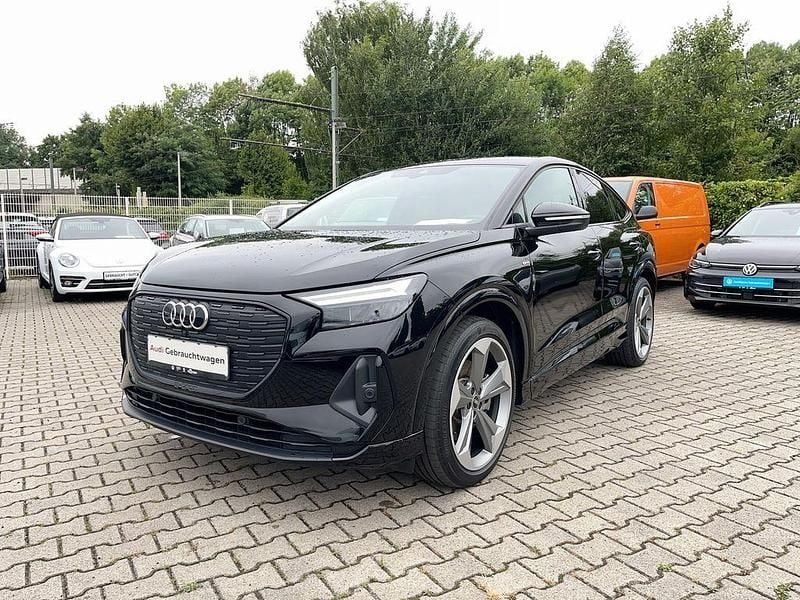 Schwarz Gebraucht 2022 Audi Q4 Sportback e-tron S-Line SUV | 29.750 € (Superpreis) - Bild 1/4