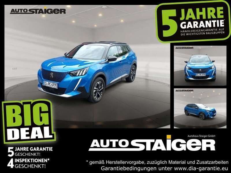 Blau/typ aussenverkleidung metallic Gebraucht 2023 Peugeot e-2008 GT SUV | 22.490 € (Fairer Preis) - Bild 1/4