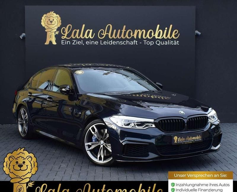 Carbonschwarz metallic Gebraucht 2018 BMW 550 M Sport Limousine | 36.980 € (Fairer Preis) - Bild 1/4