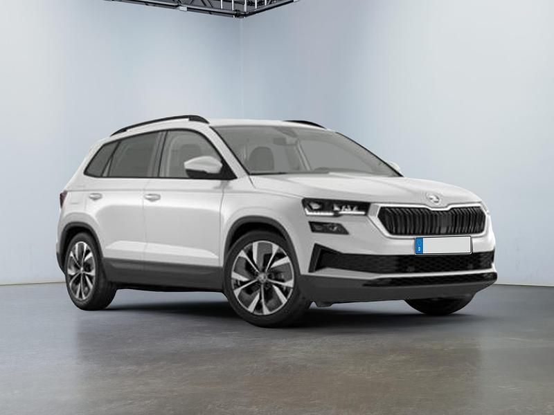 Moonweiß metallic/weiß Neu 2025 Skoda Karoq SUV | 35.200 € (Fairer Preis) - Bild 1/1