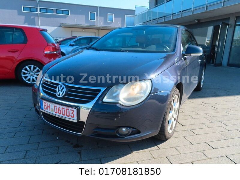 Blau Gebraucht 2008 VW Eos Edition Cabrio | 2.699 € (Guter Preis) - Bild 1/4