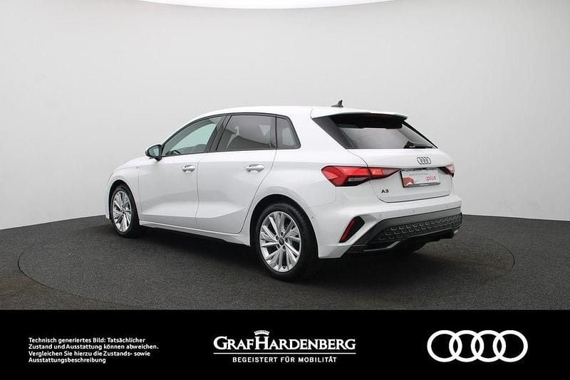 Używany Audi A3 S-Line 150 KM (110 kW) 2025 Biały Sedan/Limuzyna