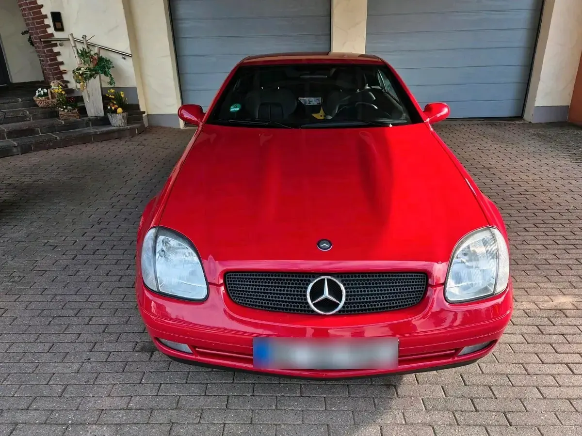 Gebraucht Mercedes SLK200 1997 Rot Cabrio