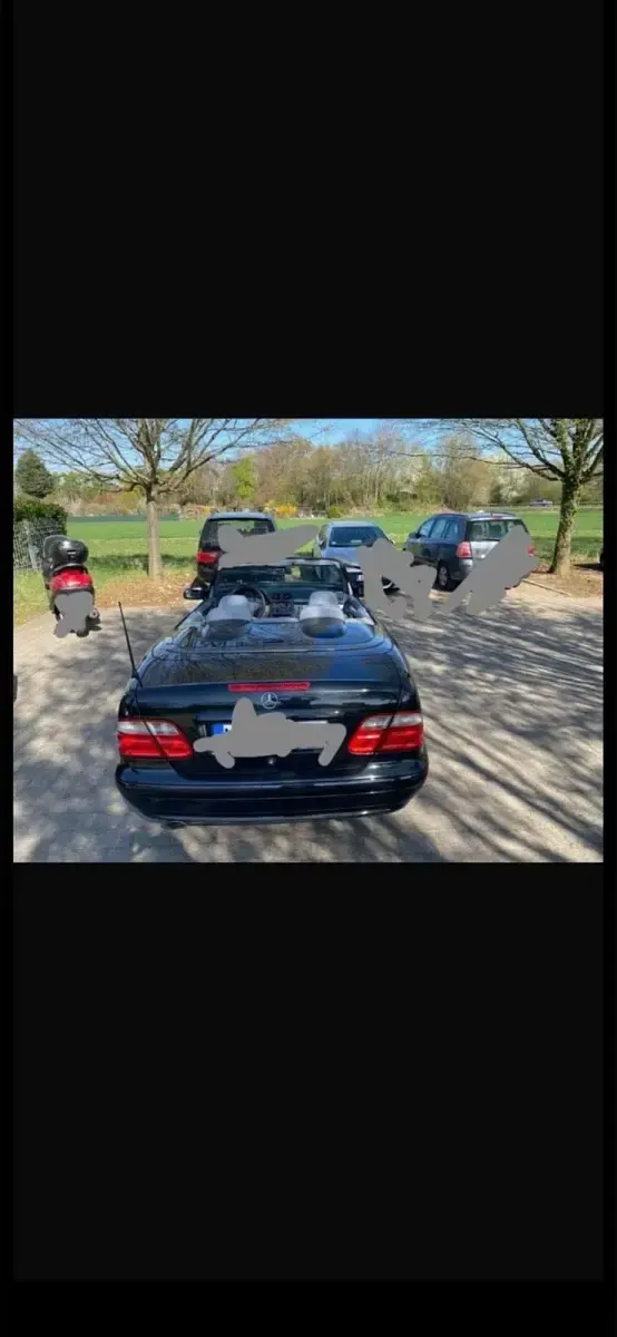 Gebraucht Mercedes CLK200 163 PS (119 kW) 2000 Schwarz Cabrio