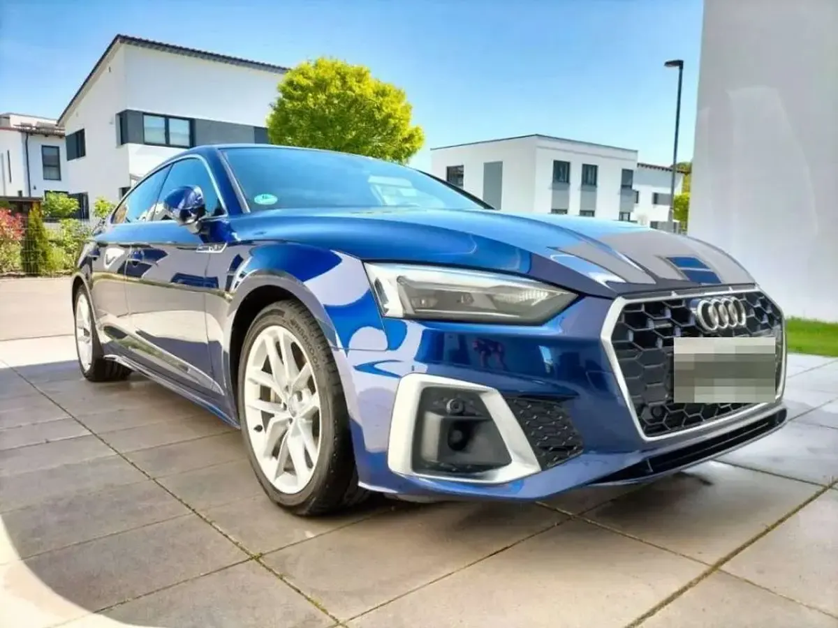 Gebraucht Audi A5 Sportback S-Line 265 PS (194 kW) 2021 Blau Kleinwagen