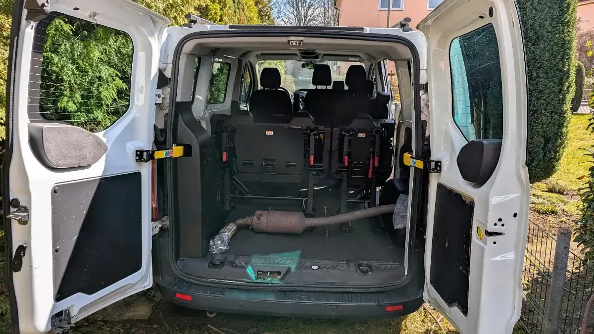Usata Ford Transit Custom 101 CV (74 kW) 2016 Bianco Monovolume