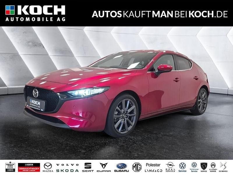 Gebraucht Mazda 3 Sky 122 PS (89 kW) 2021 Magmarot metallic Limousine