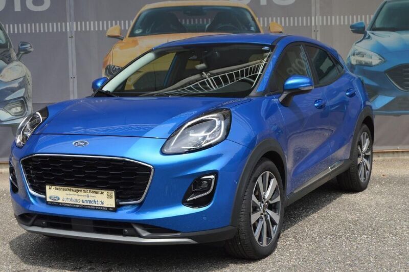 Blau Gebraucht 2023 Ford Puma Titanium X Limousine | 23.850 € (Etwas zu teuer) - Bild 1/4