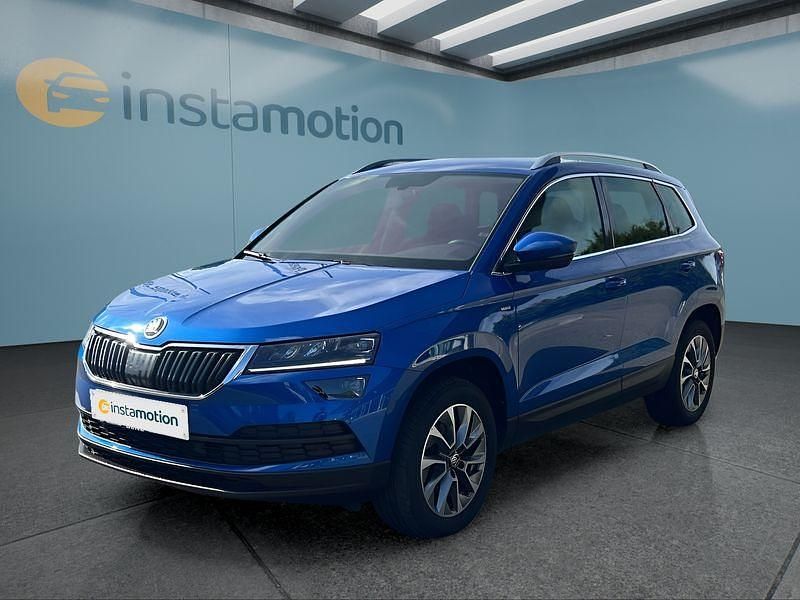 Blau Gebraucht 2022 Skoda Karoq SUV | 25.699 € (Guter Preis) - Bild 1/4