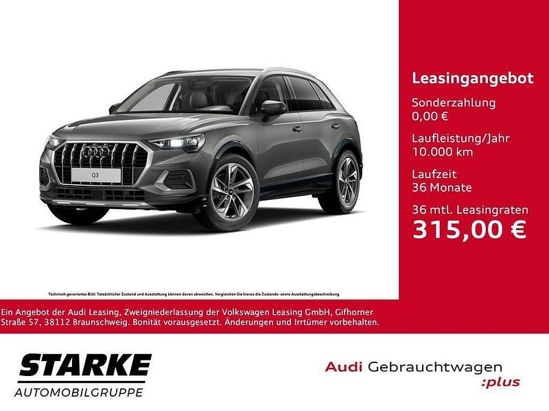 Gebraucht Audi Q3 Advanced 150 PS (110 kW) 2025 Grau (chronosgrau metallic) SUV