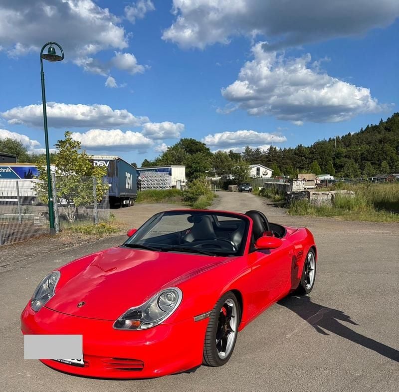 Rot Gebraucht 2003 Porsche Boxster S Cabrio | 22.600 € - Bild 1/4