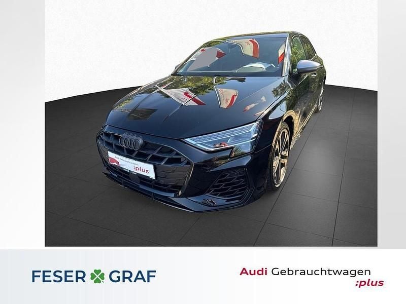 Mythosschwarz metallic Gebraucht 2025 Audi S3 Ambiente Limousine | 42.480 € (Superpreis) - Bild 1/4