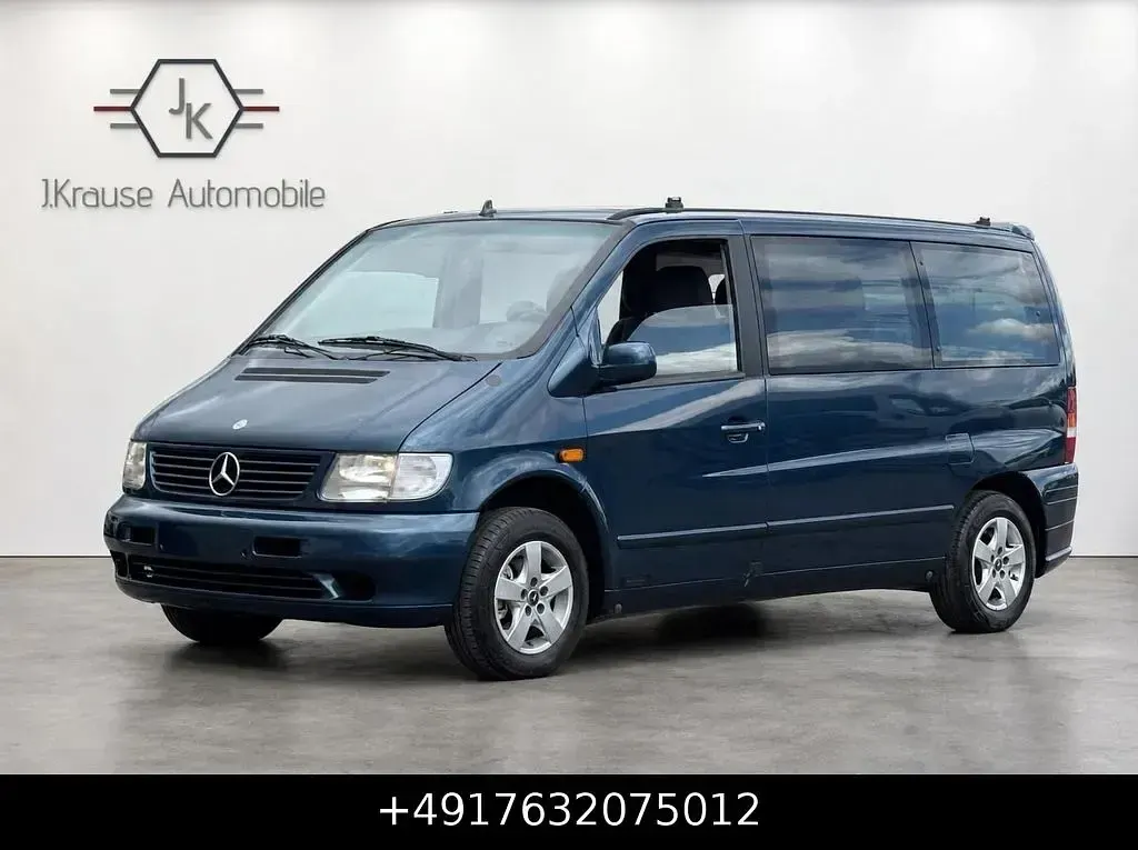 Gebraucht Mercedes V220 122 PS (89 kW) 2003 Blau Van / Kleinbus