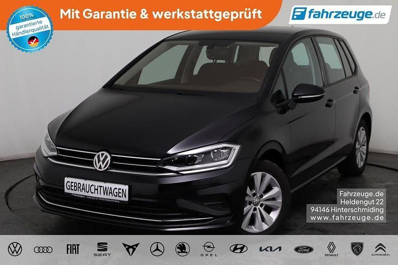 Schwarz Gebraucht 2018 VW Golf Sportsvan Comfortline Van / Kleinbus | 13.990 € (Superpreis) - Bild 1/4