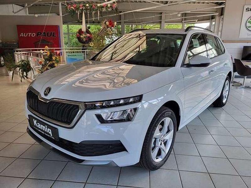 Moonweiss metallic Gebraucht 2024 Skoda Kamiq Fresh SUV | 22.995 € (Fairer Preis) - Bild 1/4