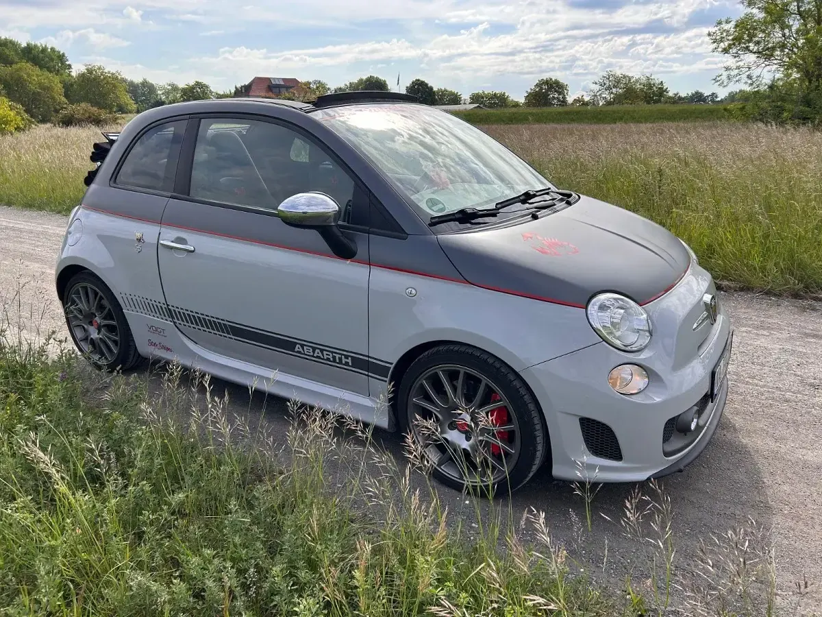Gebraucht Abarth 595 Competizione 179 PS (131 kW) 2015 Silber Cabrio