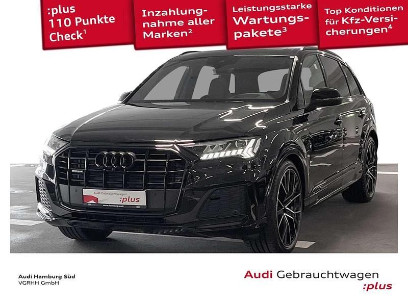 Mythosschwarz metallic Gebraucht 2023 Audi Q7 Competition SUV | 72.910 € (Guter Preis) - Bild 1/3