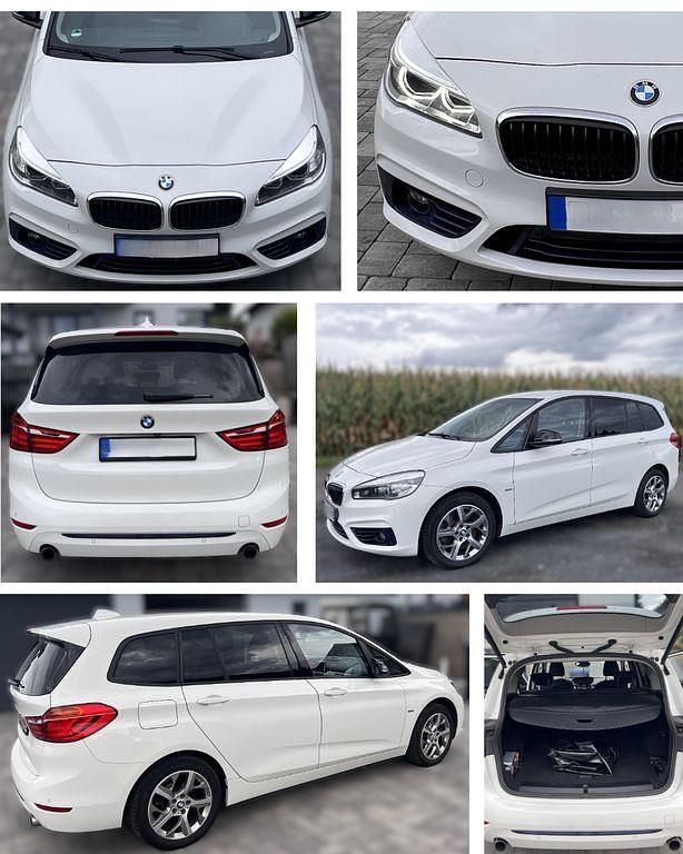 Weiß Gebraucht 2016 BMW 220 Gran Tourer Comfort Edition Van / Kleinbus | 15.500 € (Superpreis) - Bild 1/3