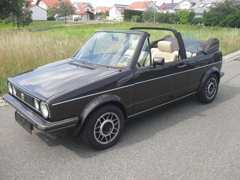 Havannabraun metallic Gebraucht 1986 VW Golf Cabriolet Cabrio | 4.960 € - Bild 1/4