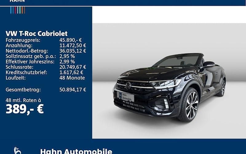 Gebraucht VW T-Roc R-line 150 PS (110 kW) 2026 Schwarz SUV