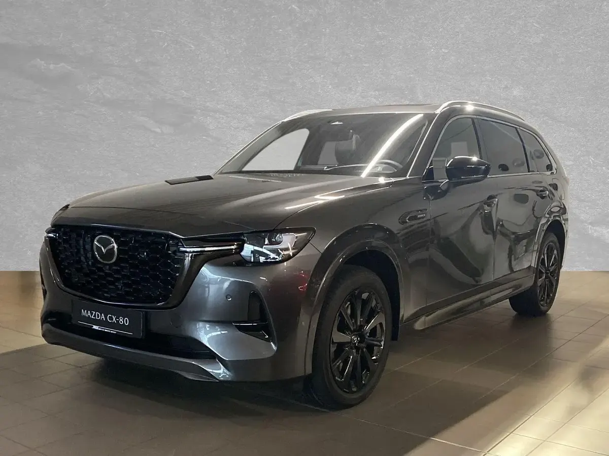 Neu Mazda CX-80 Homura-Line 328 PS (241 kW) 2025 Machine grey SUV